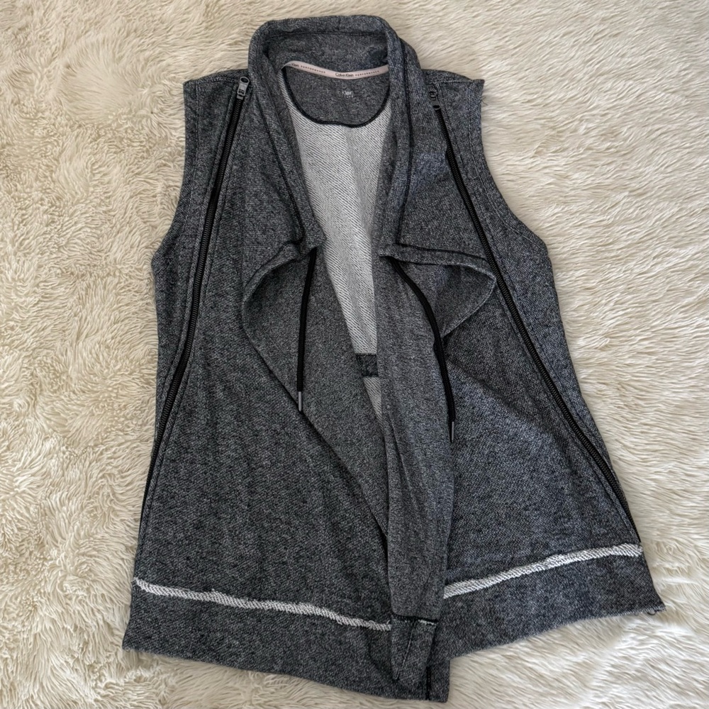 Calvin Klein Performance Gray Sweatshirt Vest